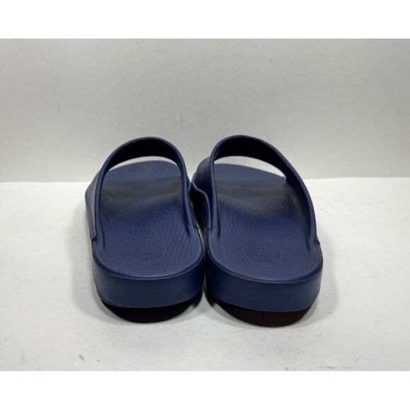 Oofos Ooahh Recovery Men’s Size 13 Blue Slide Comfort Sandal Shoes - Picture 4 of 7
